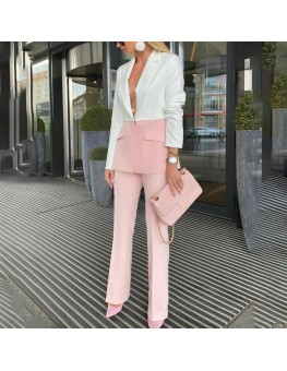 Fashion All-match Color Matching Suit