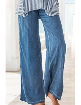 Casual thin-fit loose jeans